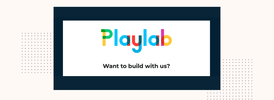 Playlab Want to build banner
